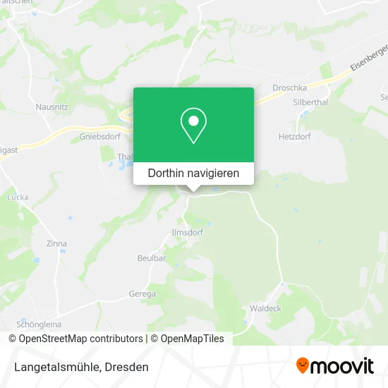 Langetalsmühle Karte