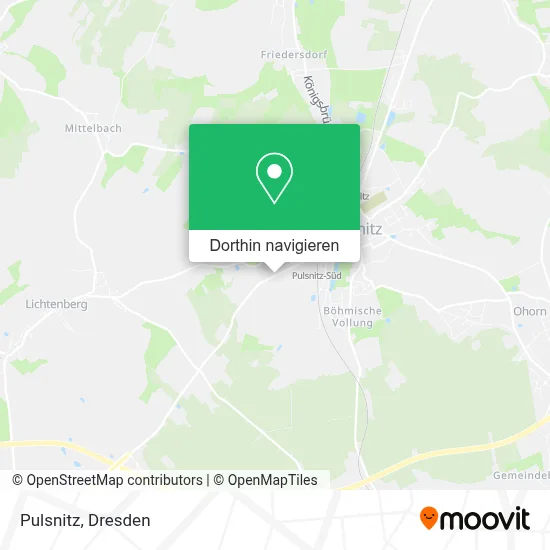 Pulsnitz Karte