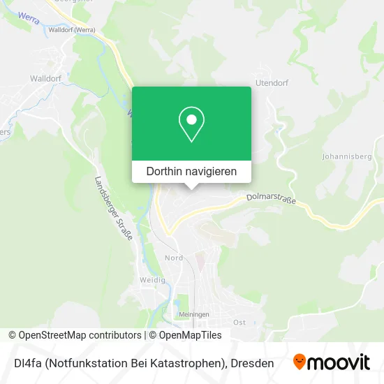 Dl4fa (Notfunkstation Bei Katastrophen) Karte