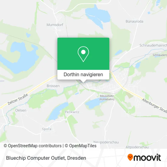 Bluechip Computer Outlet Karte