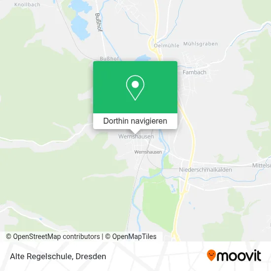 Alte Regelschule Karte