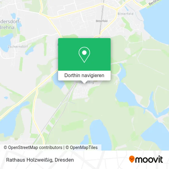 Rathaus Holzweißig Karte