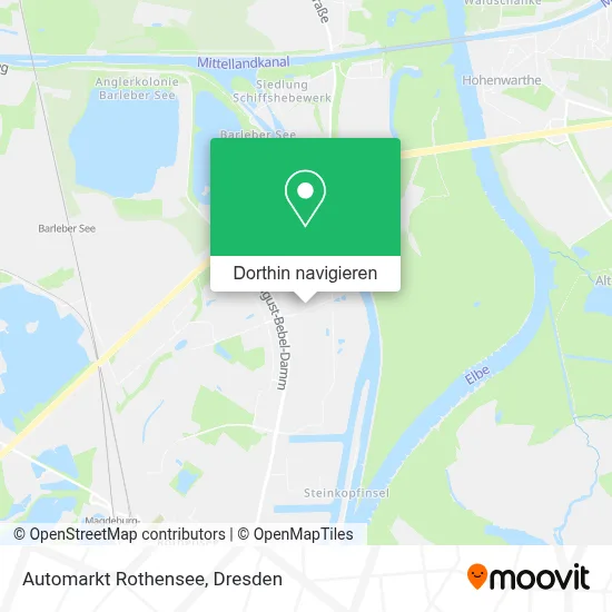 Automarkt Rothensee Karte