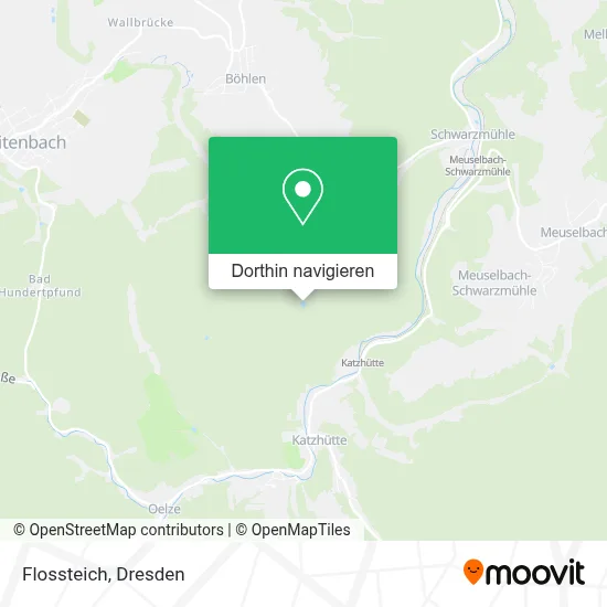 Flossteich Karte