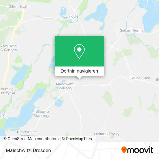 Malschwitz Karte