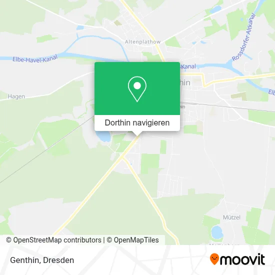 Genthin Karte