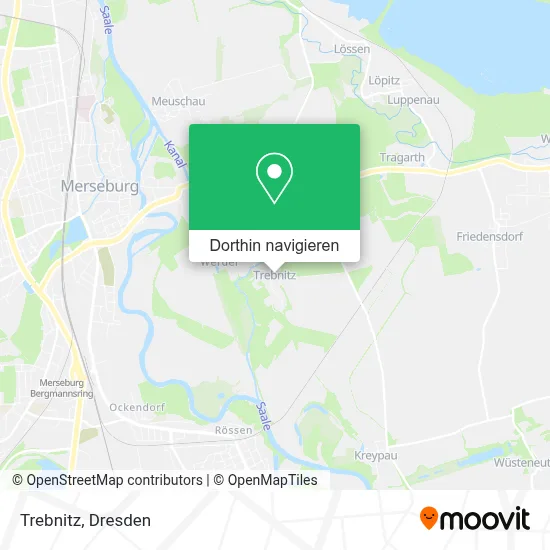 Trebnitz Karte