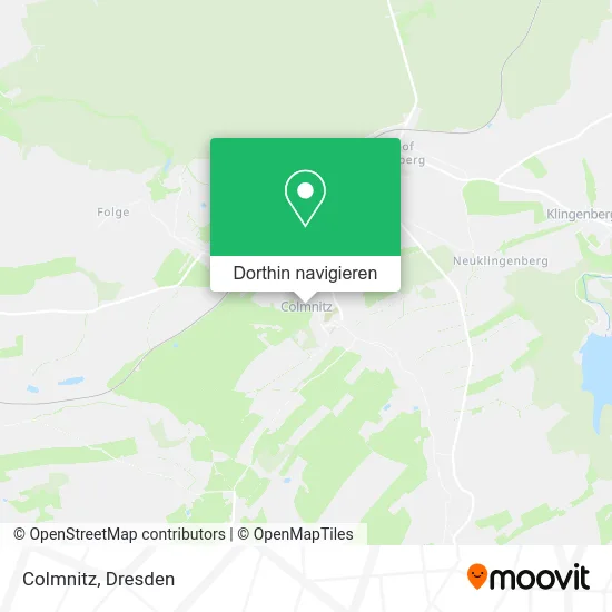 Colmnitz Karte