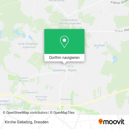 Kirche Gebelzig Karte