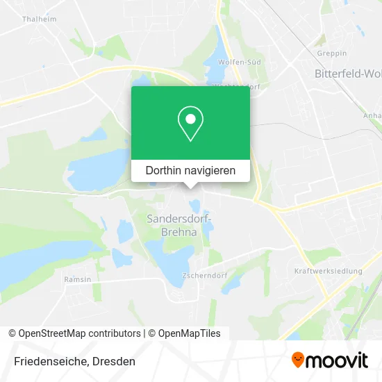 Friedenseiche Karte