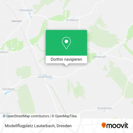Modellflugplatz Lauterbach Karte