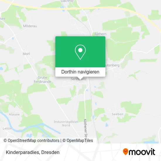 Kinderparadies Karte
