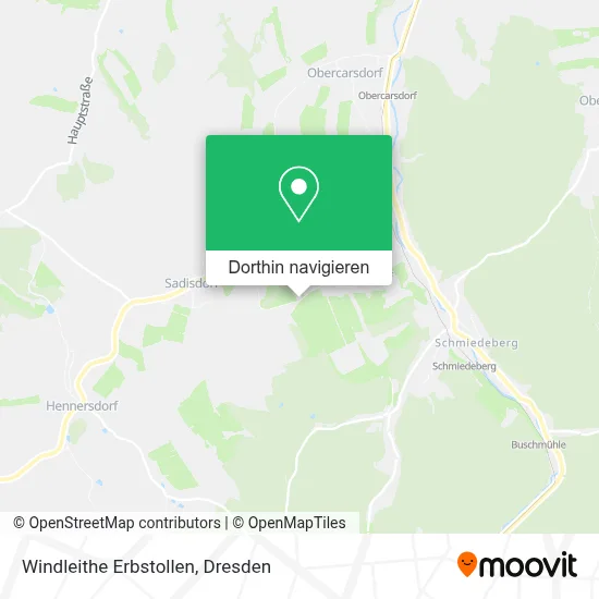 Windleithe Erbstollen Karte