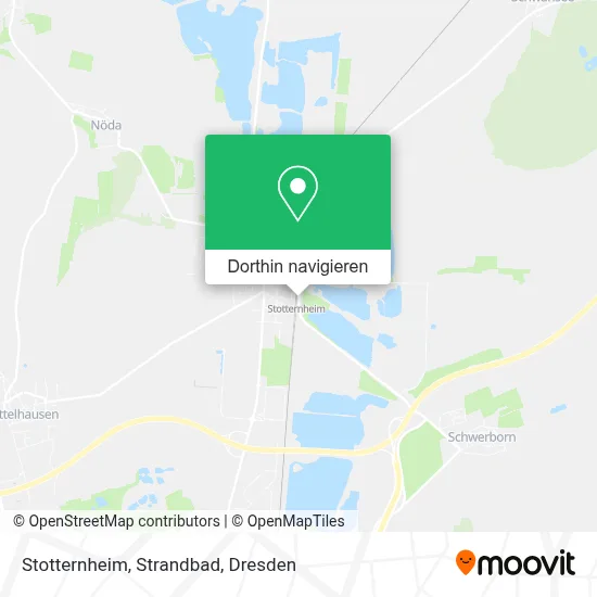 Stotternheim, Strandbad Karte