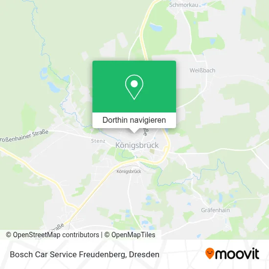 Bosch Car Service Freudenberg Karte