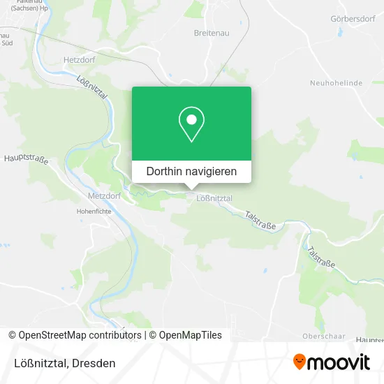 Lößnitztal Karte