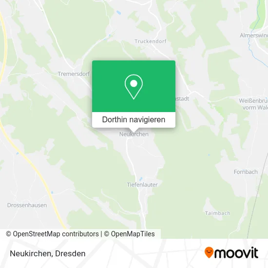 Neukirchen Karte