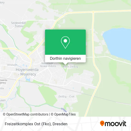 Freizeitkomplex Ost (Fko) Karte