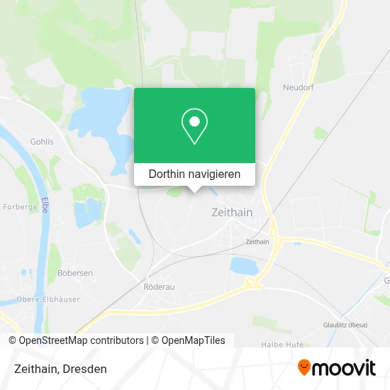 Zeithain Karte