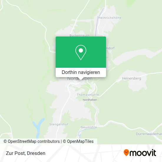 Zur Post Karte