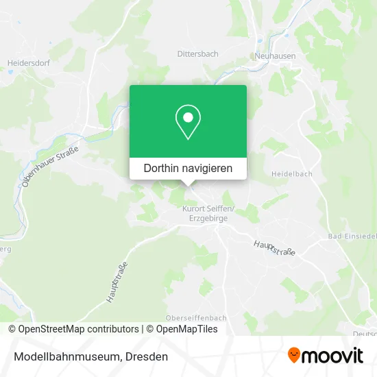 Modellbahnmuseum Karte