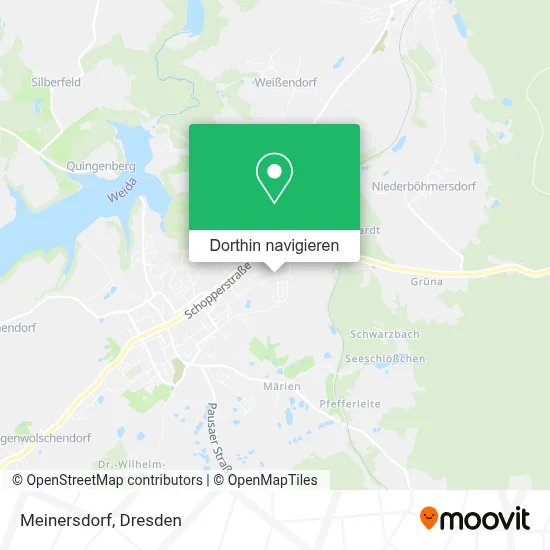 Meinersdorf Karte