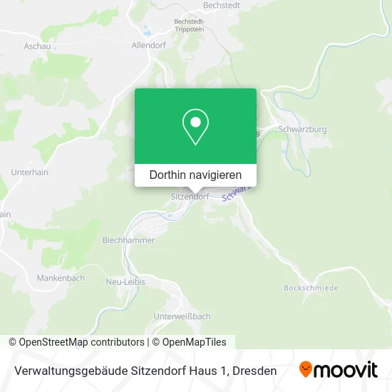 Verwaltungsgebäude Sitzendorf Haus 1 Karte