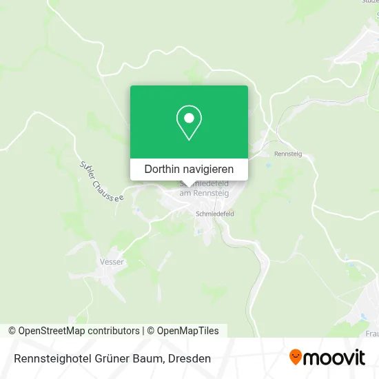 Rennsteighotel Grüner Baum Karte