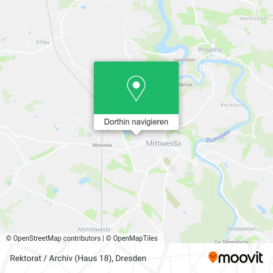 Rektorat / Archiv (Haus 18) Karte