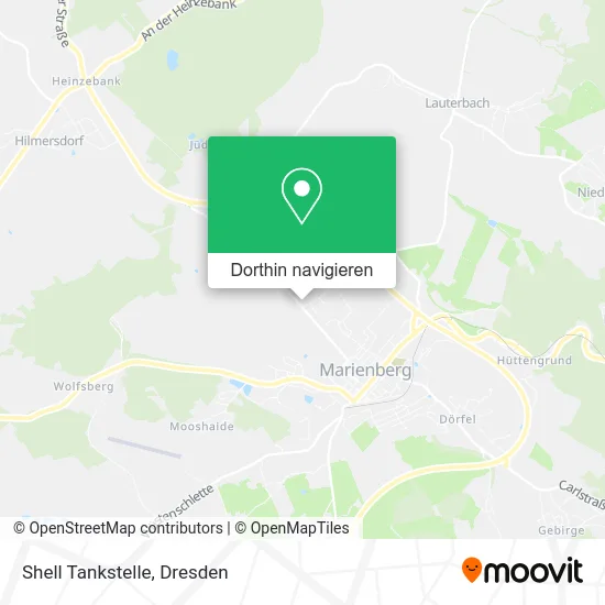 Shell Tankstelle Karte