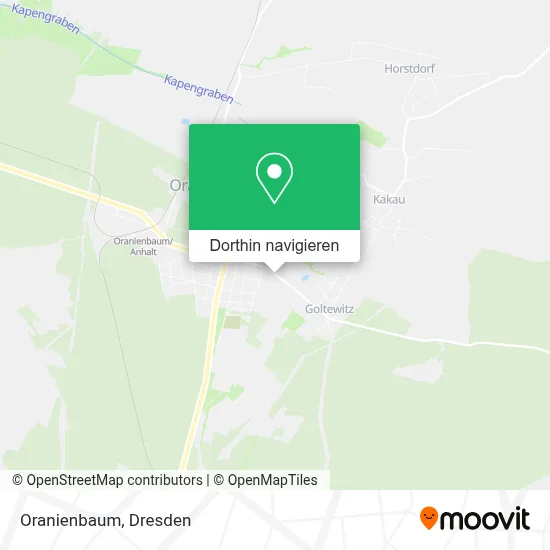 Oranienbaum Karte