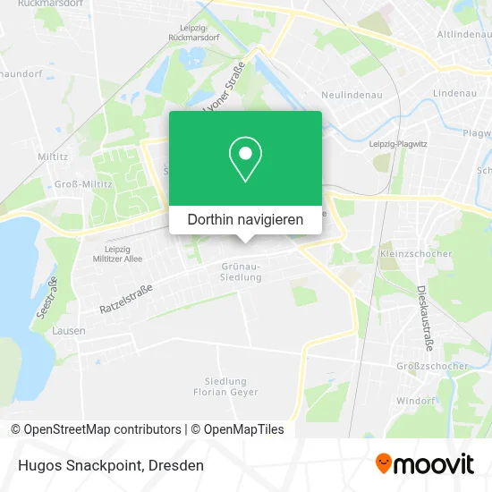 Hugos Snackpoint Karte