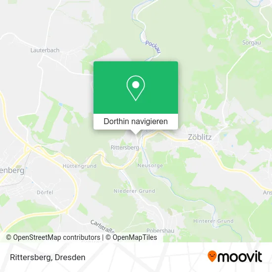 Rittersberg Karte