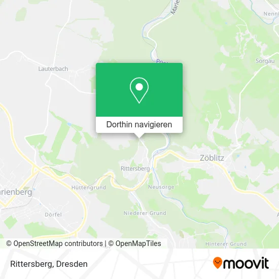 Rittersberg Karte