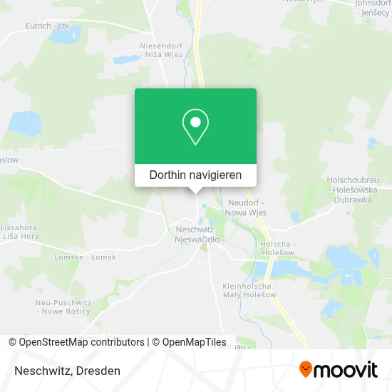 Neschwitz Karte