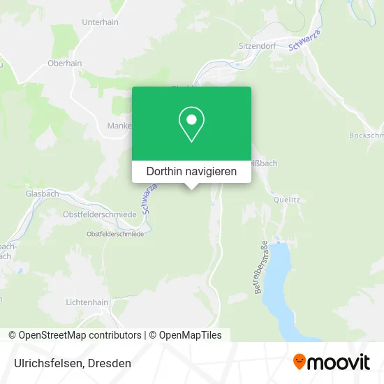 Ulrichsfelsen Karte