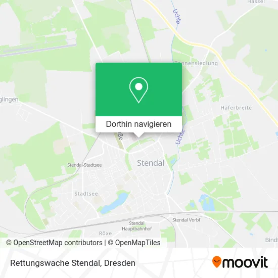 Rettungswache Stendal Karte