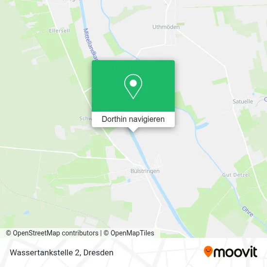 Wassertankstelle 2 Karte