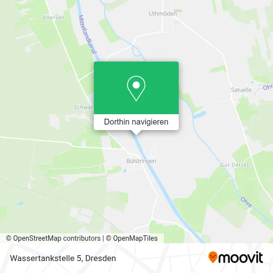 Wassertankstelle 5 Karte