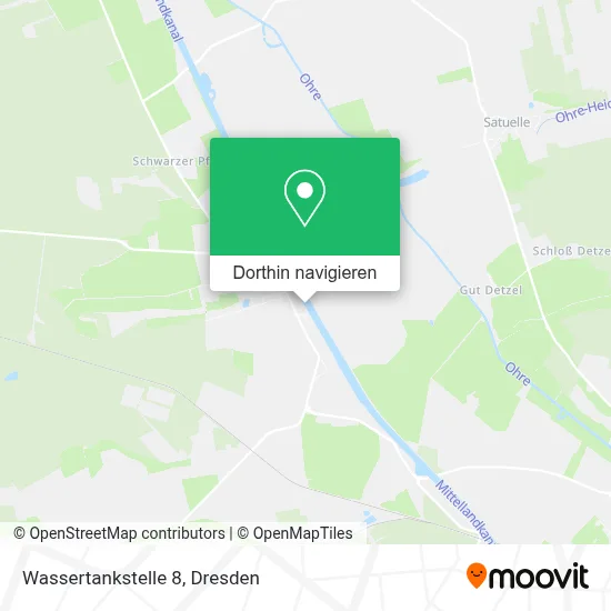 Wassertankstelle 8 Karte