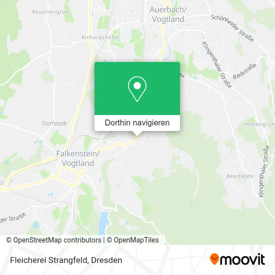 Fleicherei Strangfeld Karte