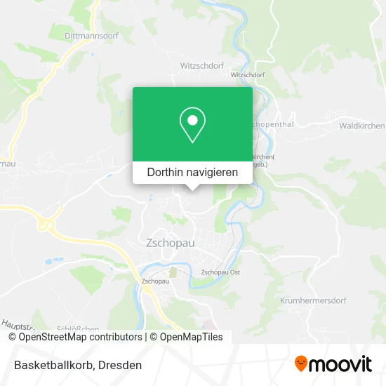 Basketballkorb Karte