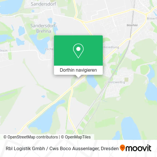 Rbl Logistik Gmbh / Cws Boco Aussenlager Karte