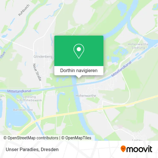 Unser Paradies Karte