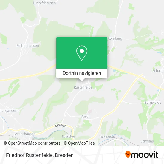 Friedhof Rustenfelde Karte