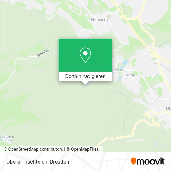 Oberer Fischteich Karte