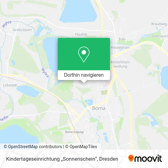 Kindertageseinrichtung „Sonnenschein“ Karte