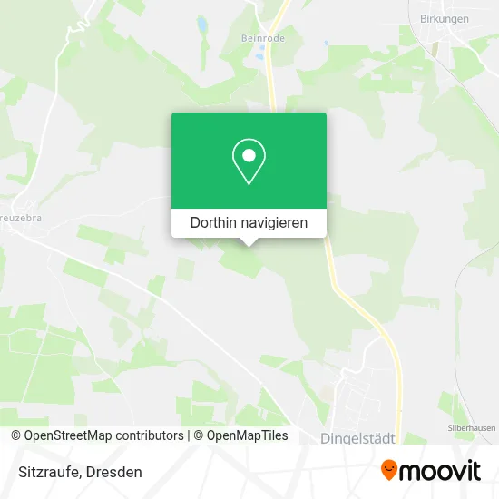 Sitzraufe Karte