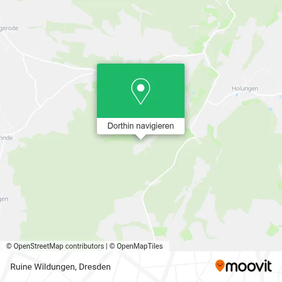 Ruine Wildungen Karte