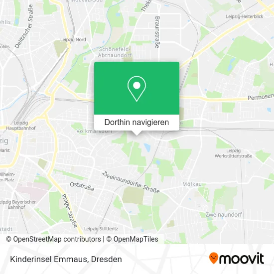 Kinderinsel Emmaus Karte